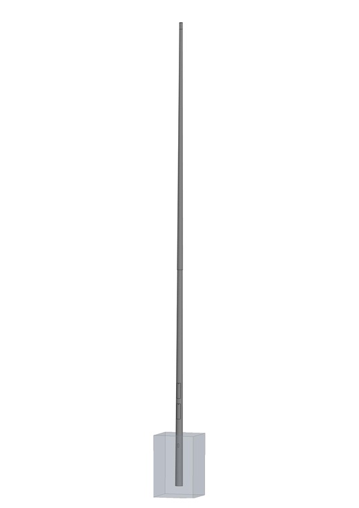 Flutlichtmast LPH 12,0 m