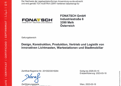 TÜV Zertifikat