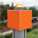 Orange flashing light incl. siren