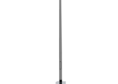 Straight poles | Conical round aluminium